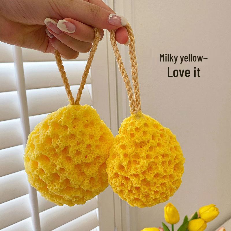Japanese Honeycomb Bath Sponge: Super Soft Kids & Women's Bath Scrubber with Cute Foaming Design