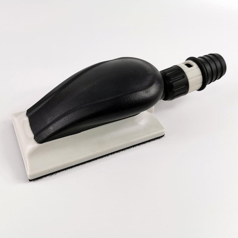 Canjie Car Paint Sanding & Polishing Block - Dust-Removing Rectangular Curved Hand Sander with Vacuuming.