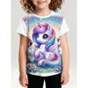 Fashion Children's Clothing Crew Neck Short Sleeve 3D Casual Color Printing Casual Short Sleeve Crew Neck T-Shirt