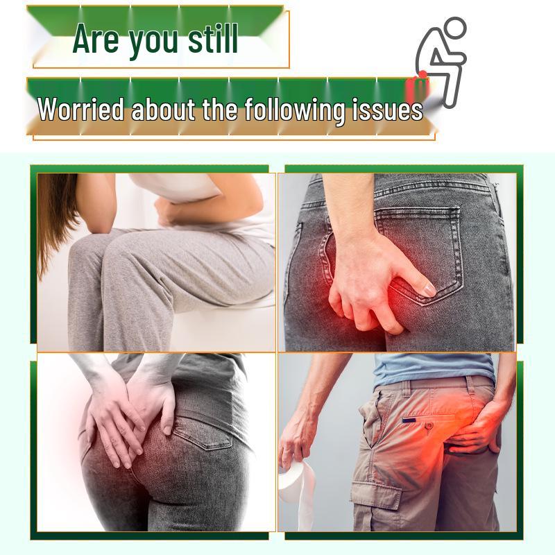 Hong Kong Grand Pharmacy Herbal Hemorrhoid Cream for Perianal Discomfort with Sophora Japonica, External Use