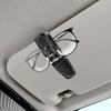 ZQE1  Car Sun Visor Clip 360 Rotation Sunglasses Ticket Card Clamp For Mercedes Benz AMG W205 C300 W203 W206 W108 W124 W126 W140 W168