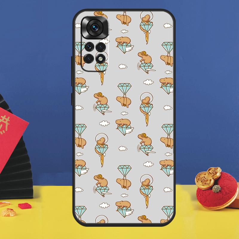 

Cute Capybara Phone Case For Xiaomi Redmi Note 14 Pro 13 12 11 9 10 15 Pro Plus 10C 12C 14C 13C 15C Cover Redmi 10C