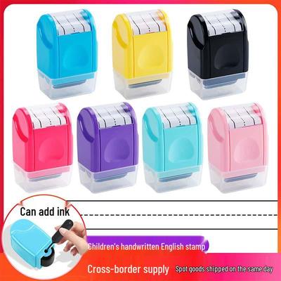 Englischer Handschrift-Rollerstempel für Kinder für Lehrer