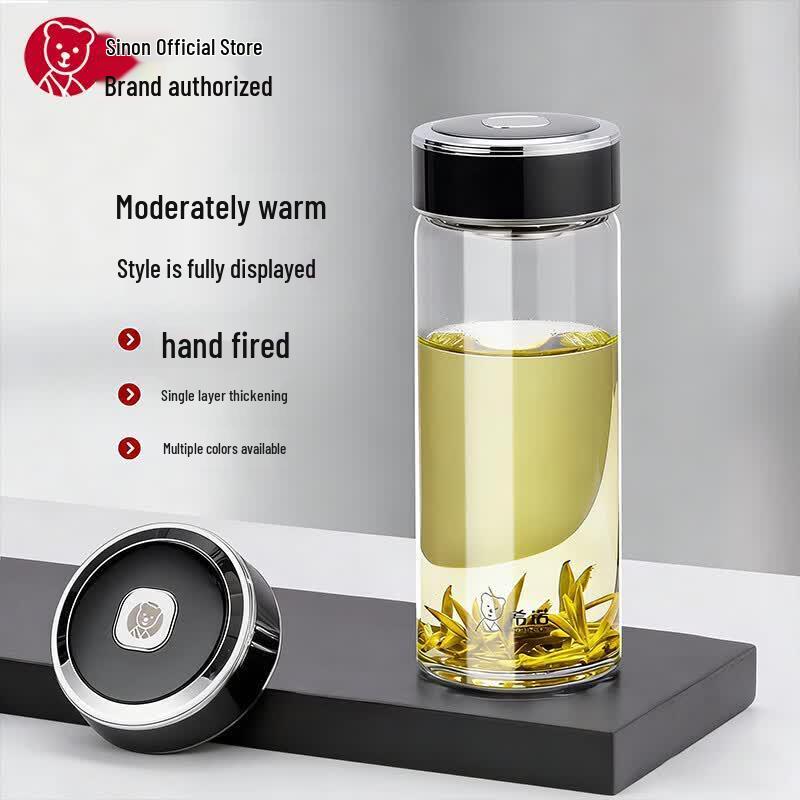 Heenoor High Borosilicate Glass Water Cup