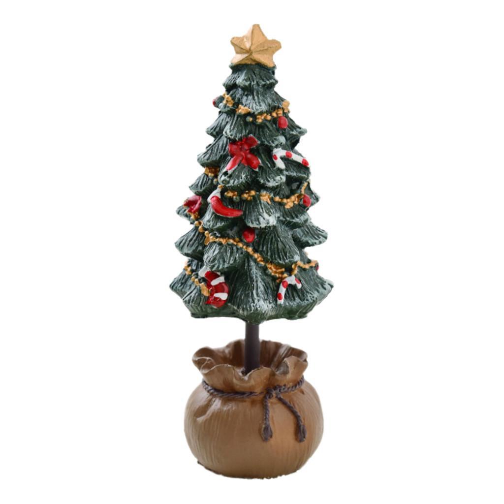 Trees Office Christmas Decorations Figurines Model Decor Festival Party Gift