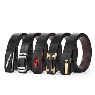 Belt Men'S Classic Inner Wear Toothless Automatic Buckle Belt Business Belt Run Jianghu Stall