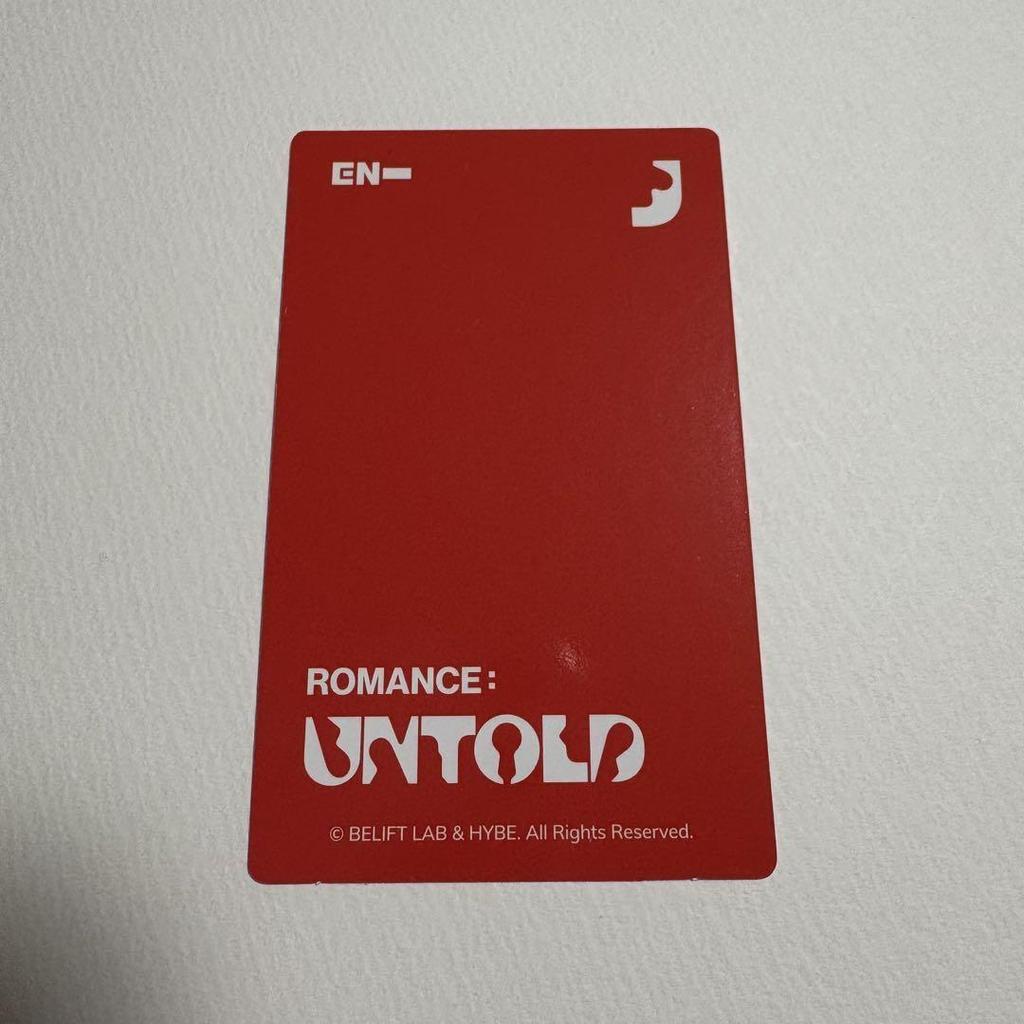 [USED] ENHYPEN TIN CASE PHOTO CARD Trading Card Jake