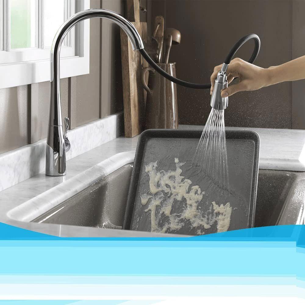 Black Water Pipe Fittings Hose Adapter Extender Safe Flexible Conduit  Kitchen