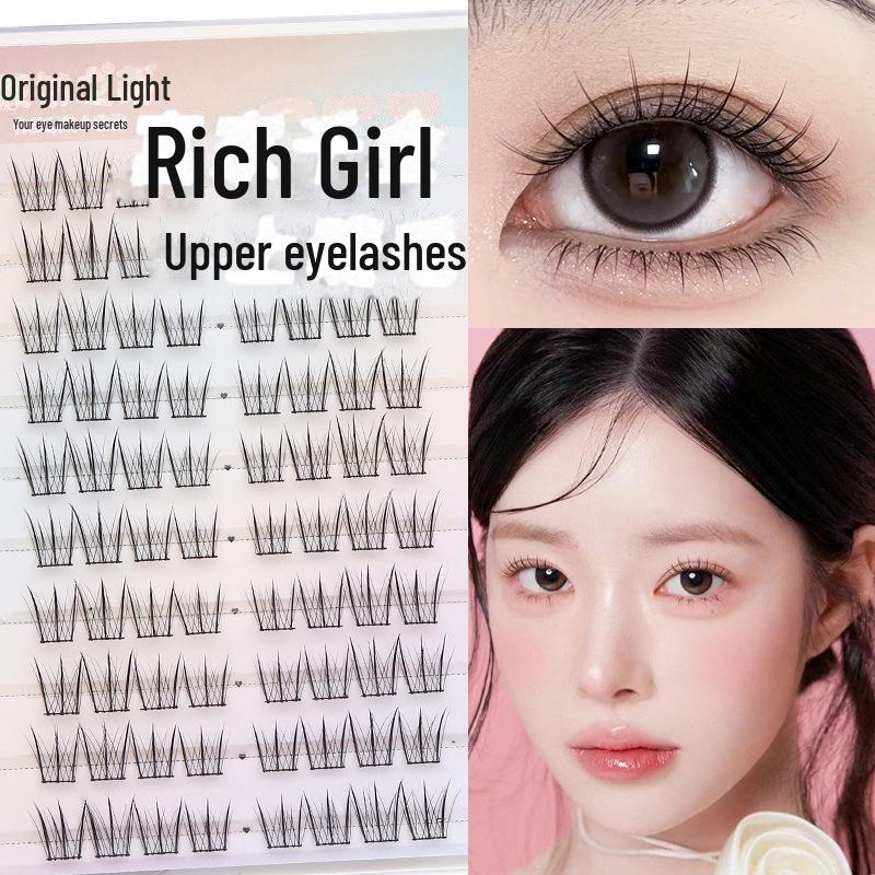 

Самоклеящиеся накладные ресницы серии Lazy Trilogy Bird для женщин — естественный макияж, без клея, верхние ресницы в корейском стиле