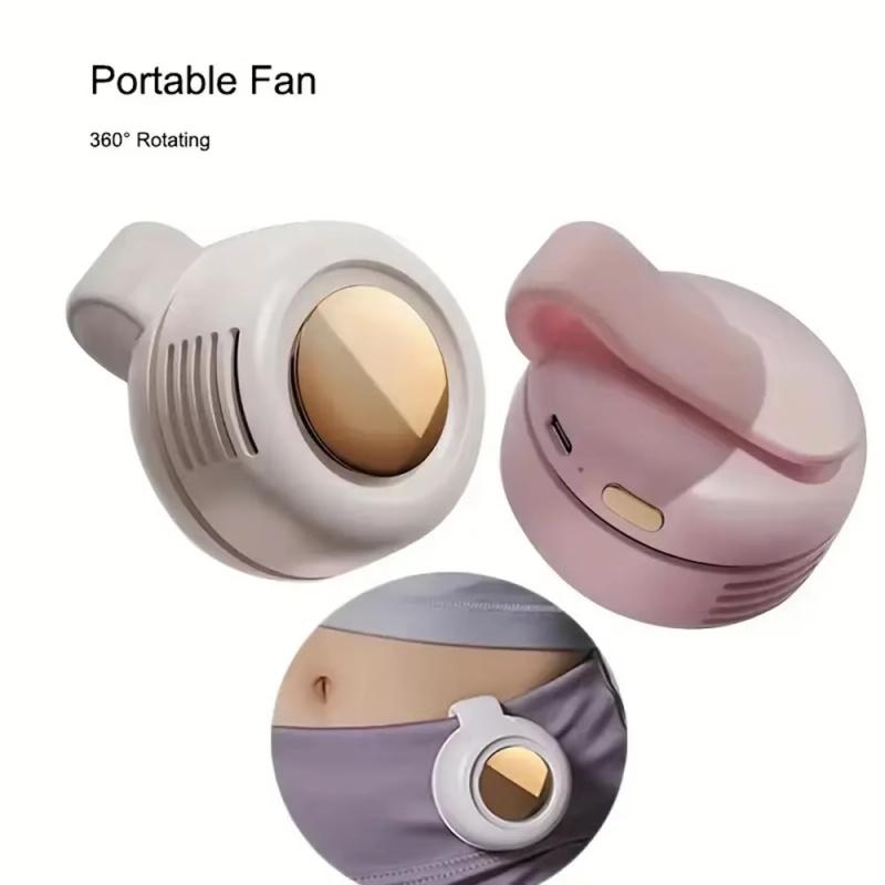 2025 Whirlwind Leafless Fan With Portable Button Design USB Charging Silent Portable Mini Fan For Home And Outdoor Travel