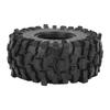 4Pcs 1.9 Inch RC Crawler Tires Rubber Tires with Foam Insert for 1/10 RC Crawler Car SCX10 Black