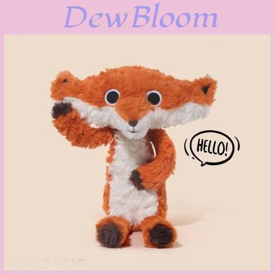 Adorable 38cm Dewar Fox Plush Toy Soft Stuffed Animal Cute Birthday Gift For Girls