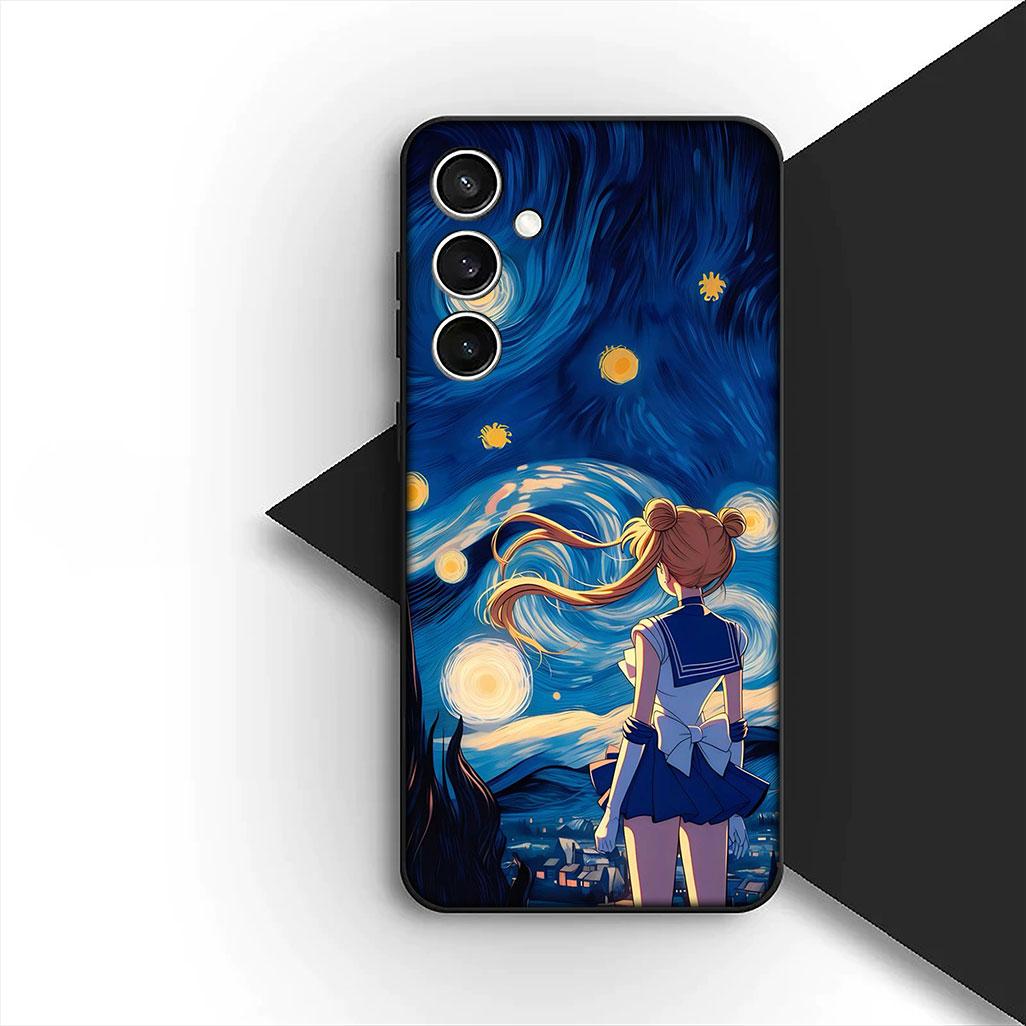 

Cover for Apple iPhone 17 16 14 15 Plus Pro Max 16E ProMax + 15Plus 15+ 16+ Casing Phone Case Girl S-Sailors-Cartoon Moon iPhone 16 Pro Max