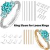 Ring Size Reducer Tools Spiral Spring Based Rings Adjust Invisible Tightener Fixed Loose Ring Size Ring Reduction Pad Essential