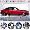 56mm 60mm 65mm 70mm Wheel Sticker for E46 E90 F30 F10 G20 X5 50th Anniversary Emblem Badge 4Pcs DIY Auto Rim Hub Cap Decal II6
