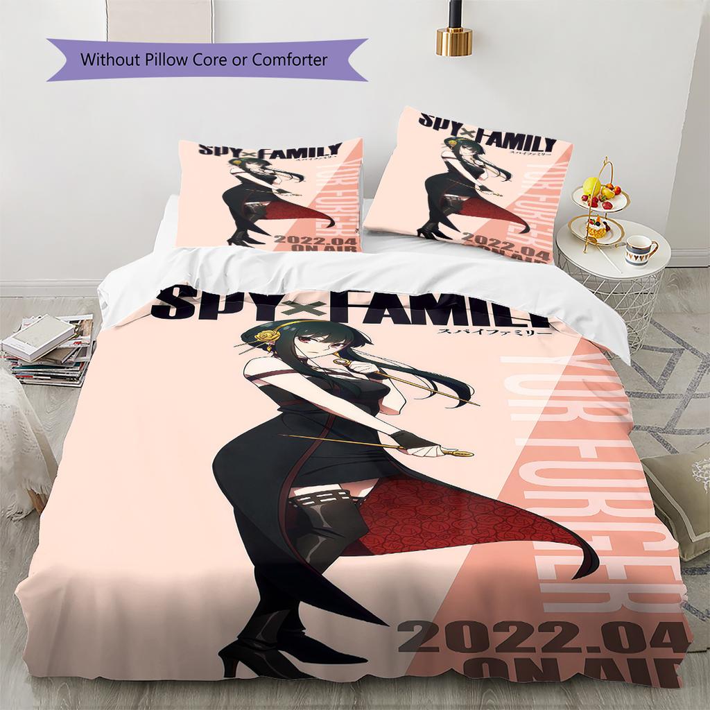 SPY×FAMILY Soft Comfortable Duvet Cover, Kids Bedding Set Gift, Size Multiple Sizes -HE1