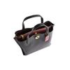 Coach Willow 24 Drehverschluss Reißverschluss Doppellagig Kieselstruktur Leder Eimer Tote Einkaufstasche Handtasche Crossbody Tasche Mittel Damen Tote Schwarz C8869-B4BK