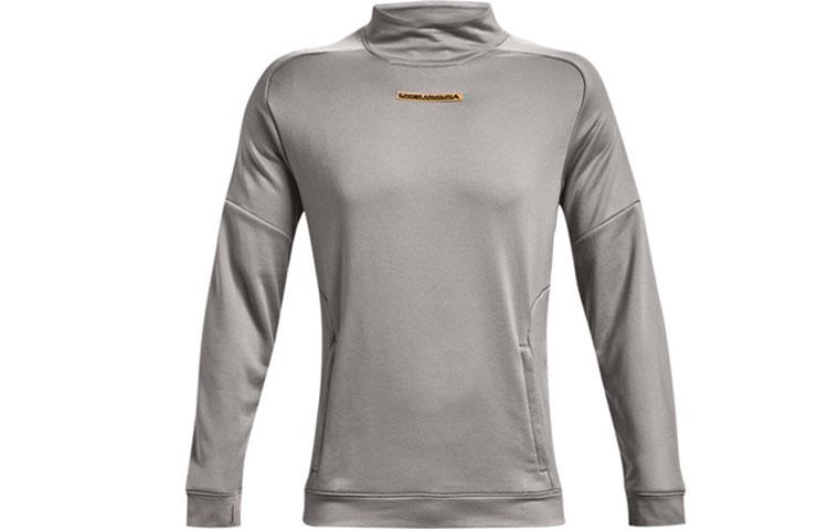 Under Armour Sweatshirts Men s Gray Turtleneck Moderate Regular 1366482-066 XL