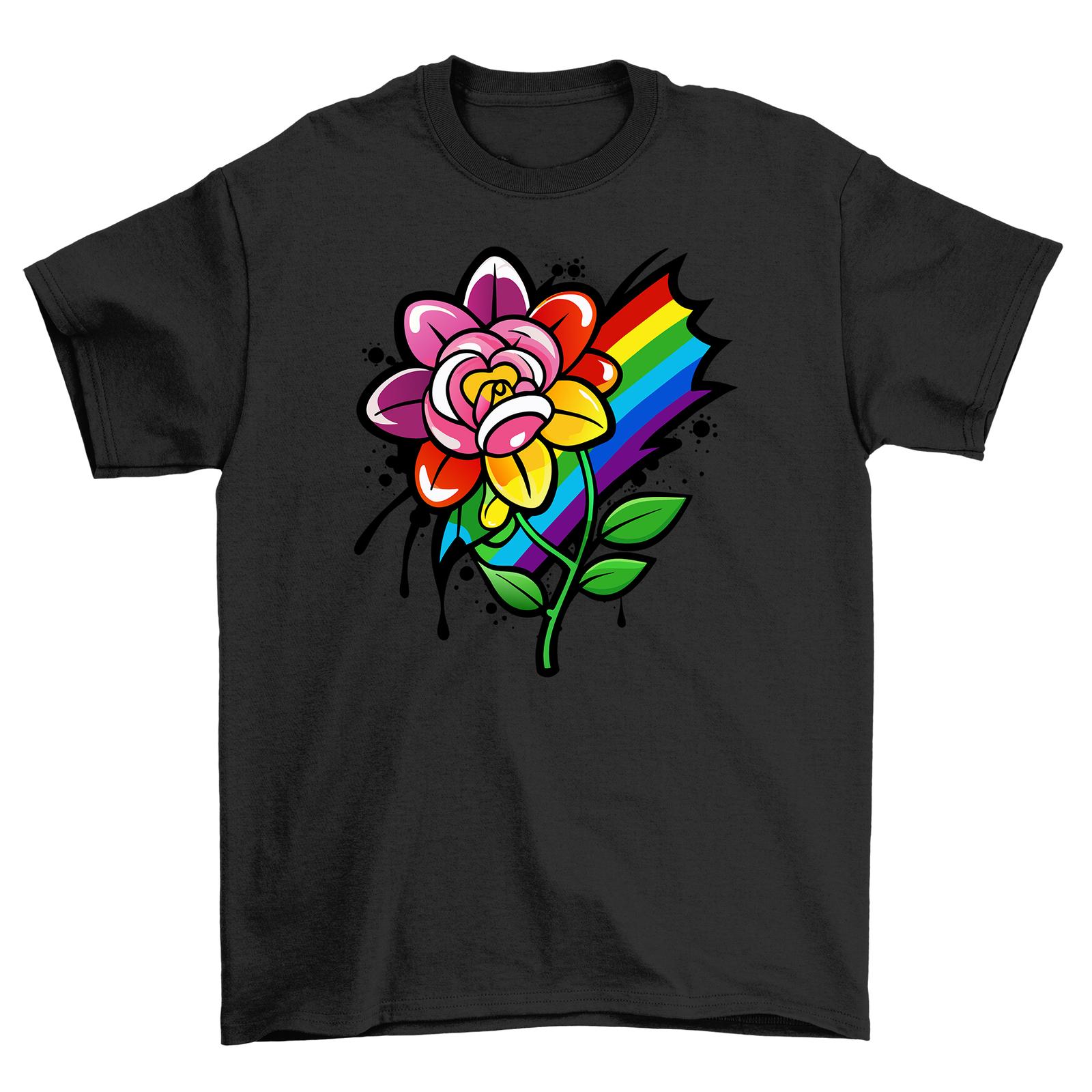 

Pride_92 Blooming Beauty Unisex T-Shirt Mens Womens Tees Top, Funny Design, 100% Cotton, Vibrant Fl 3XL