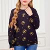 Christmas Day Sweatshirts For Children Boys And Girls Knit Sweater Cute Shirt Fall Crewneck Pullover Tops