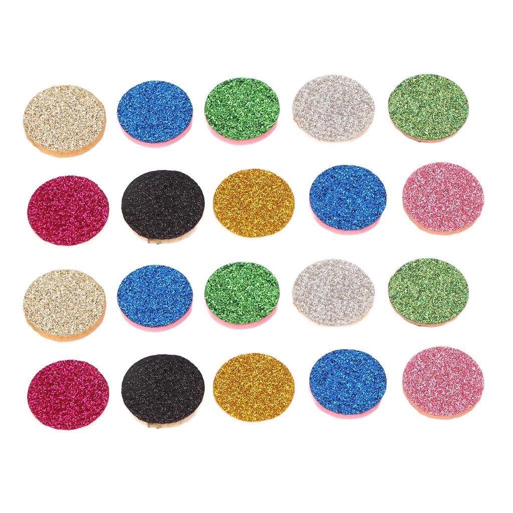 20pcs Replacement Refill Pad Felt Pad for Essential Oil Diffuser Necklace Bracelet Pendant 0.8 Inch