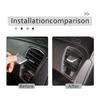 DTC2 For Chevrolet Corvette C7 2014- Car Dashboard Air Conditioning Outlet Adjustment Lever Cover Trim Decorative