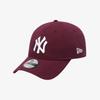 New Era Basic Unstructured Ball Cap Burgundy New York Yankees