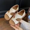 Large size soft-soled sandals women's summer non-slip Roman flat-soled light sandals women