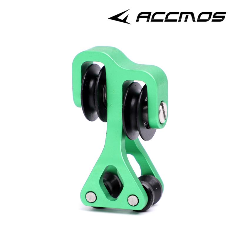 Kladka z hliníkové slitiny pro kabel 10 mm 3/8" tyč Rozdělovač tětivy kladkou Náhradní díl Rozdělovač tětivy Kladka pro šíp