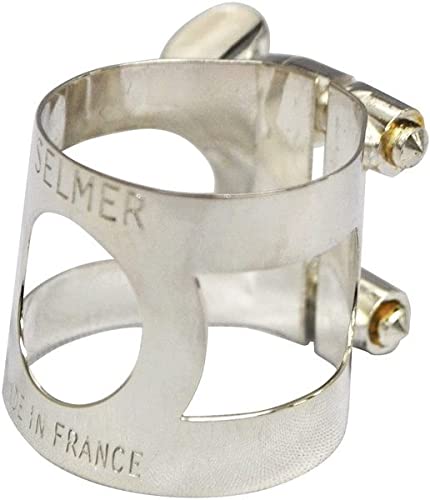 selmer paris Selmer Bb Clarinet Ligature, Silver-Plated Finish