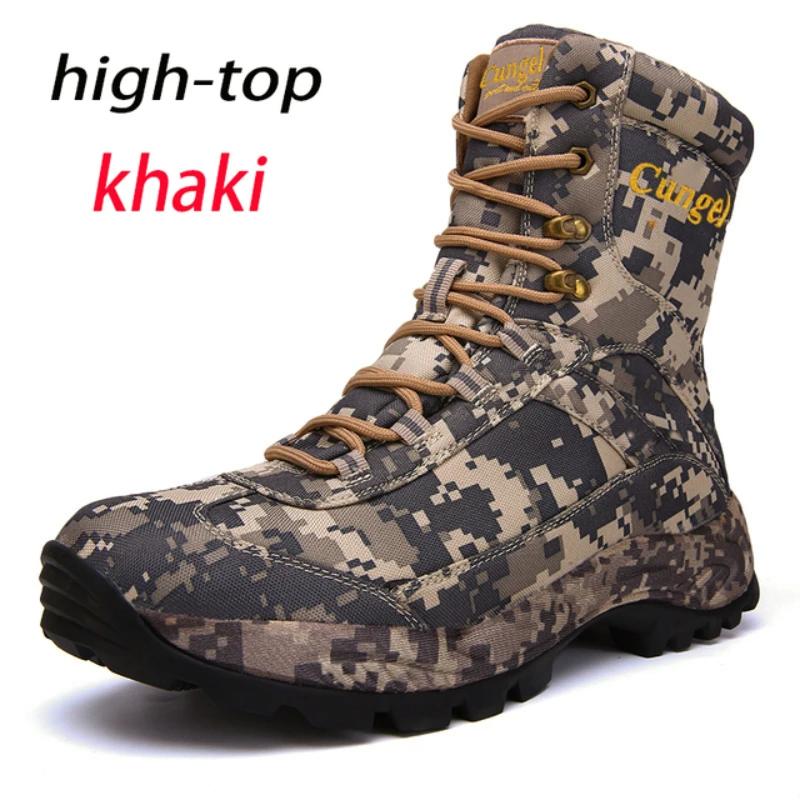 Man sneaker Shoes High Top Hiking Durable Waterproof Anti-Slip Outdoor Climbing Trekking shoe shoe for men Low Boot 2025