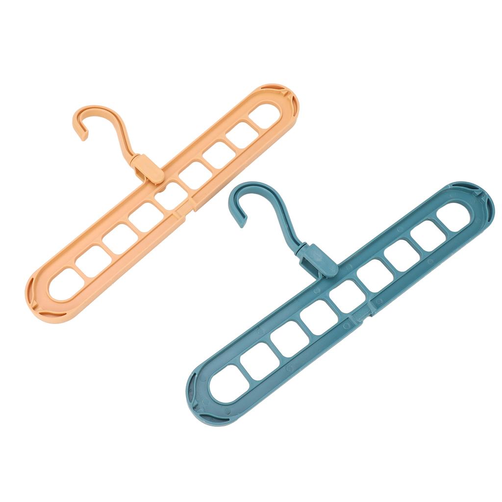 9 Hole Hanger Closet Storage Organizer Multifunctional Rotatable Space Saving Tool for Wardrobe