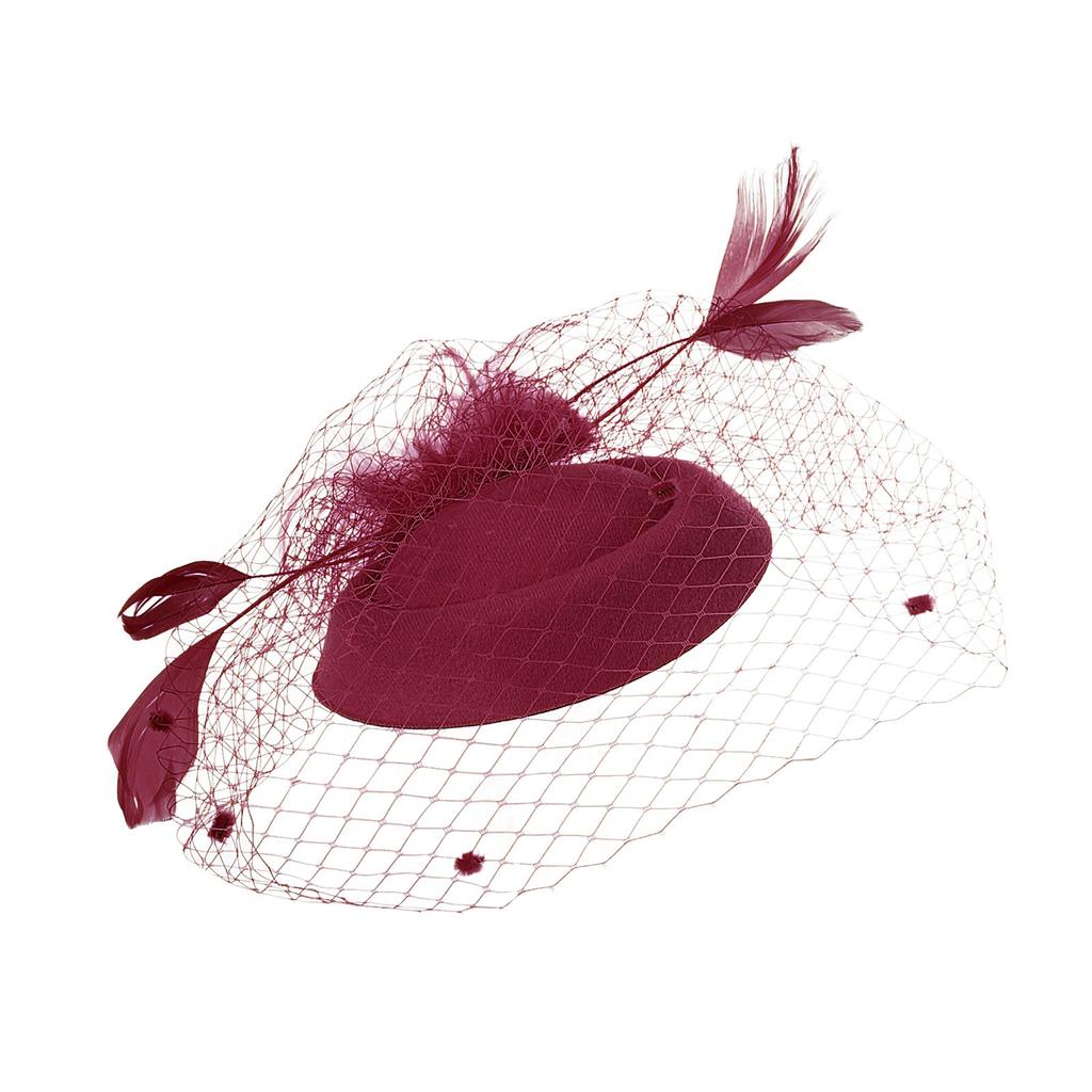Hair Accessories Fascinators For Women Tea Party Headband Mesh Feathers Hair Clip For Wedding Charming