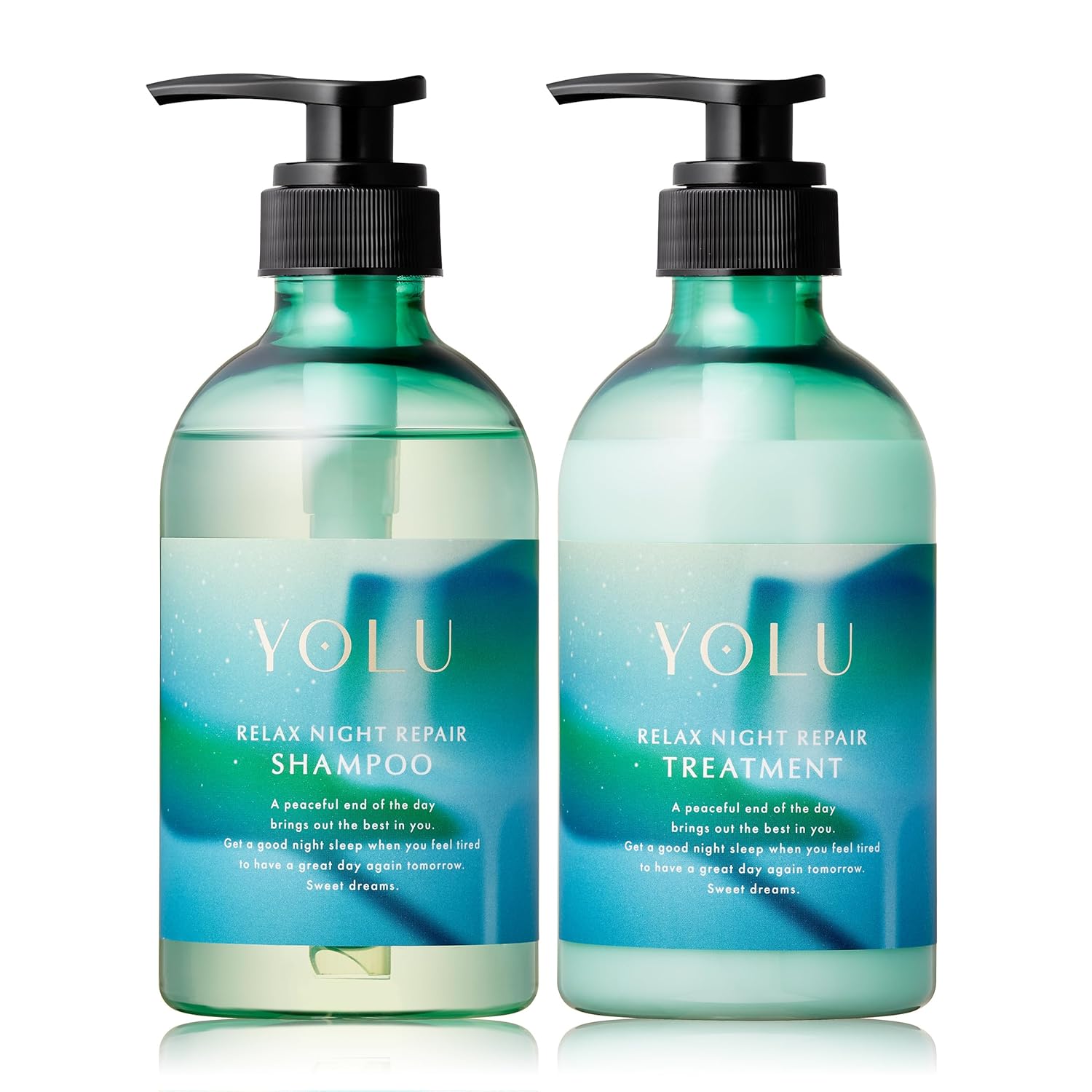 2025 Summer Limited YOLU Yoru Shampoo Treatment Set Relax Night Repair Deep Intensive from Inside Tips Hair