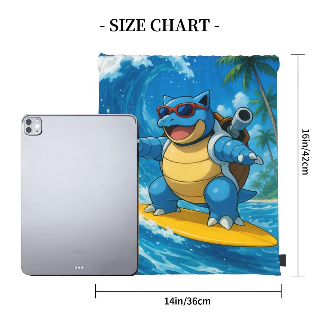 Custom S-Squirtles Drawstring Bag for Shopping Yoga Backpacks Men Women Cartoon Sports Gym Sackpack