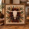 Western Wall Art Decor Charm Faux Pearl Kit, DIY Cowboy Hat Painting Creative Hobby for Beginners Rustic Farmhouse Crafting Kit Adults, Home