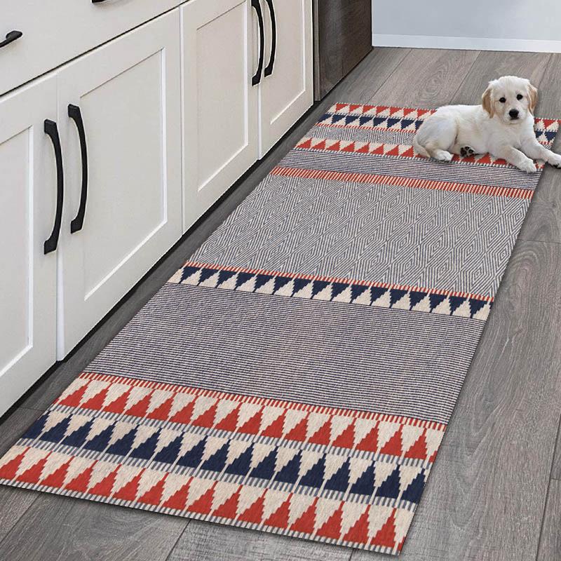 Nordic Morocco Pattern Carpet Kitchen Mats Floor Area Rug for Bathroom Entrance Door Mat Rugs Anti-slip Mats Home Decorations