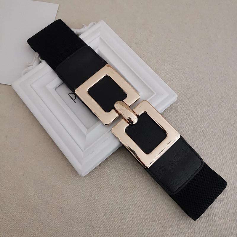 Minimalist Faux Leather Fashion Waist Belt With Alloy Buckle For Office And Casual Wear