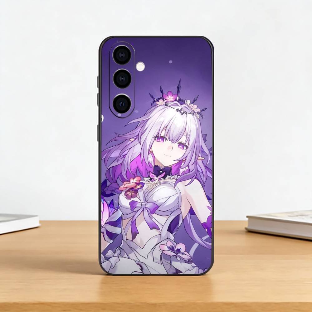 Honkai Castorice S-Star Rail Phone Case For Samsung Galaxy A73,A72,A71,A70,A53,A52,A51,Others Soft Black Cover