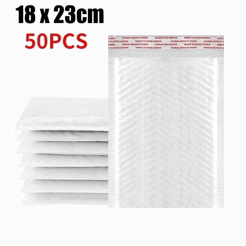 50-1Pcs Bubble Envelope White Foam Shipping Waterproof Bag for Packaging Mailing Gift Self Seal Mailers Padded Shipping Packages