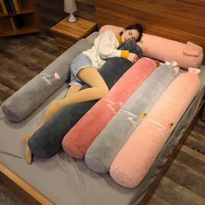 Schlaf-Zierkissen Langes Kissen mit Beinen zylindrisch Bett Langes Kissen für Mädchen und Jungen Schwangere Groß abnehmbar und waschbar