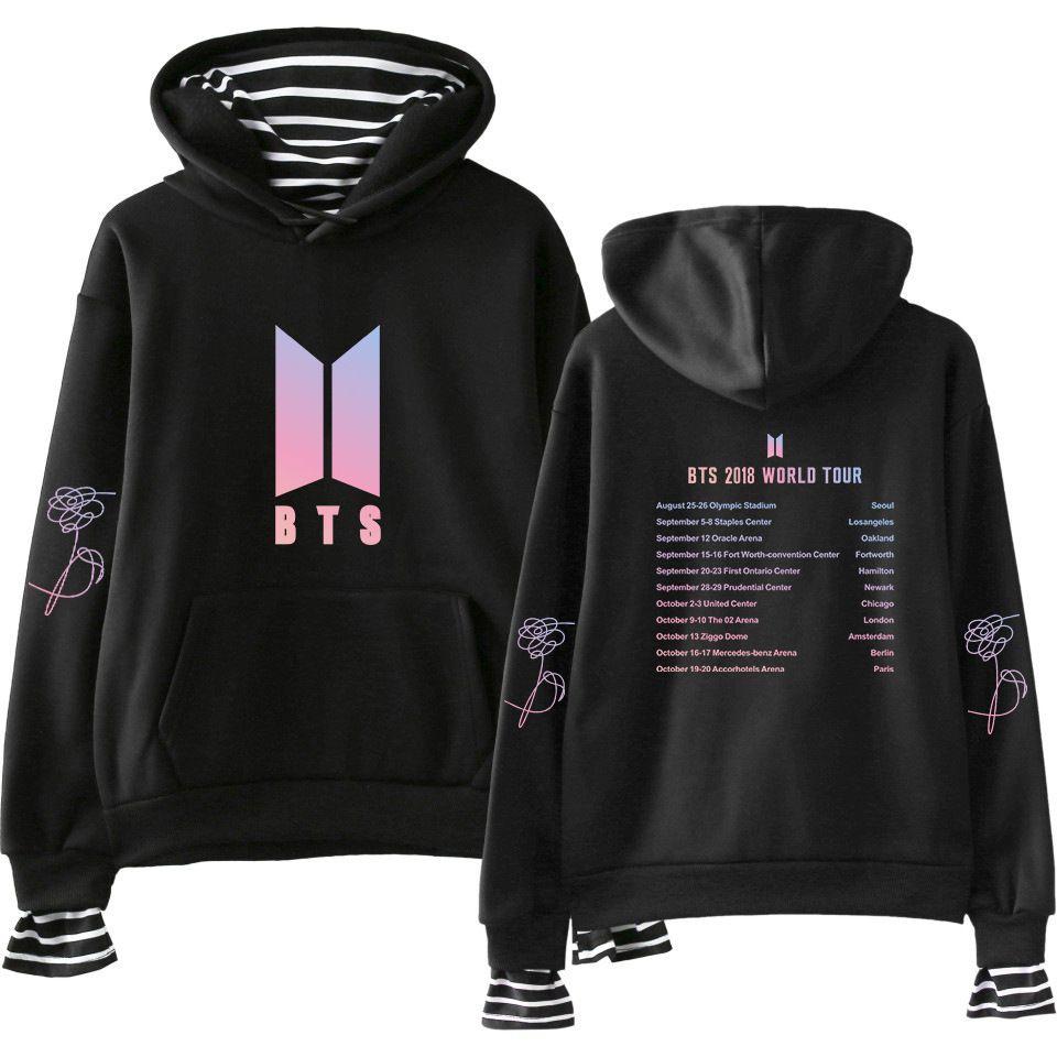 Kpop Love Yourself Bts Bangtan Boys Sweatshirt Hoodie Pocket Sweater Unisex