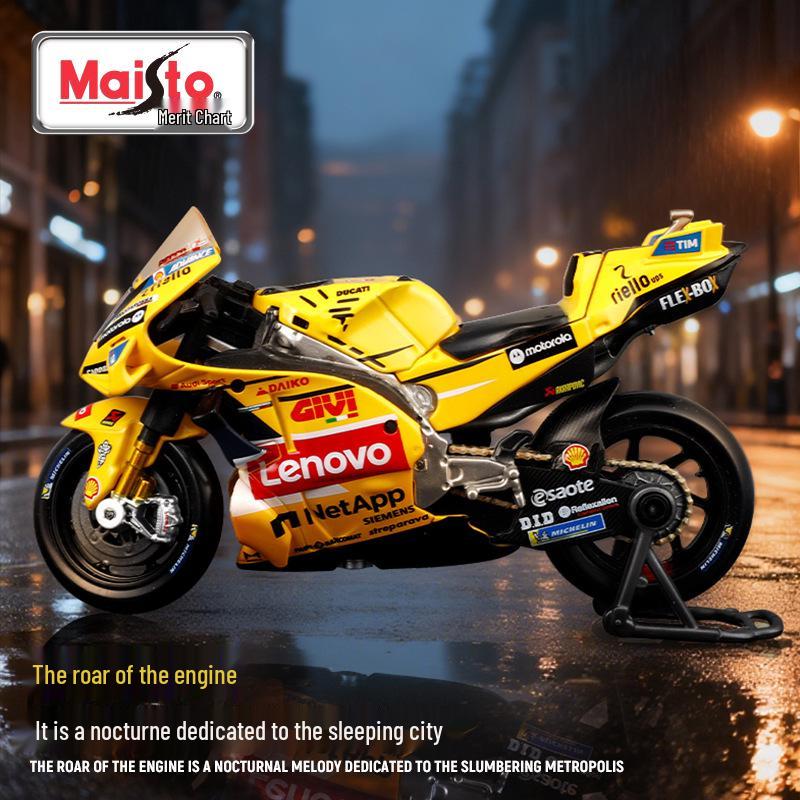 1:18 Scale 2021 Season Ducati, Honda, Yamaha Alloy Motorcycle Model Toy