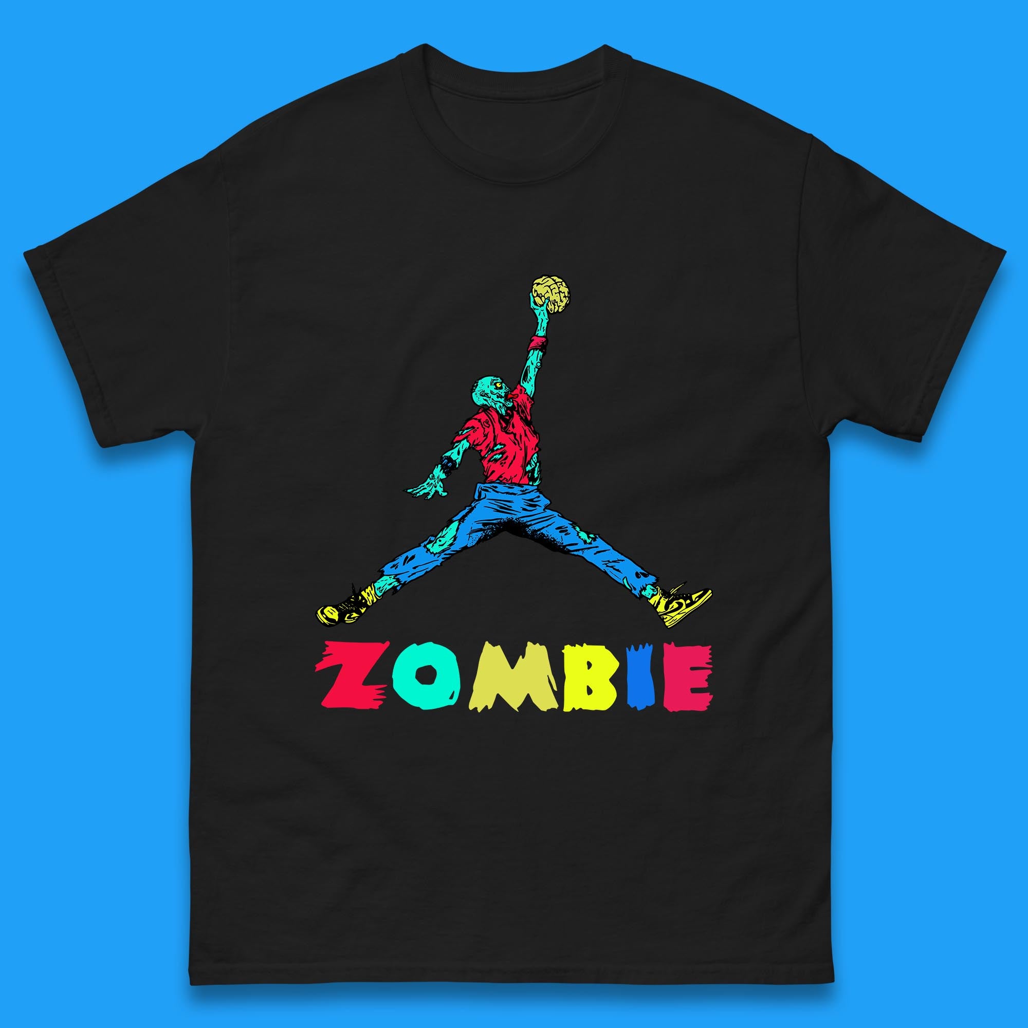 Air Zombie Mens T Shirt Womens Tops Tees M