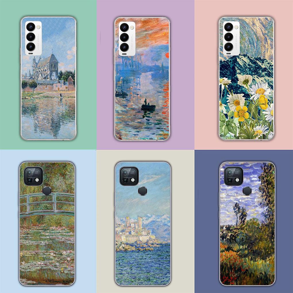 Claude Monet Impressionism Painter Phone Cover for Motorola Moto G13 G14 G53 G54 G62 G72 G82 G84 E13 E20 G42 G32 G23 G22 Case