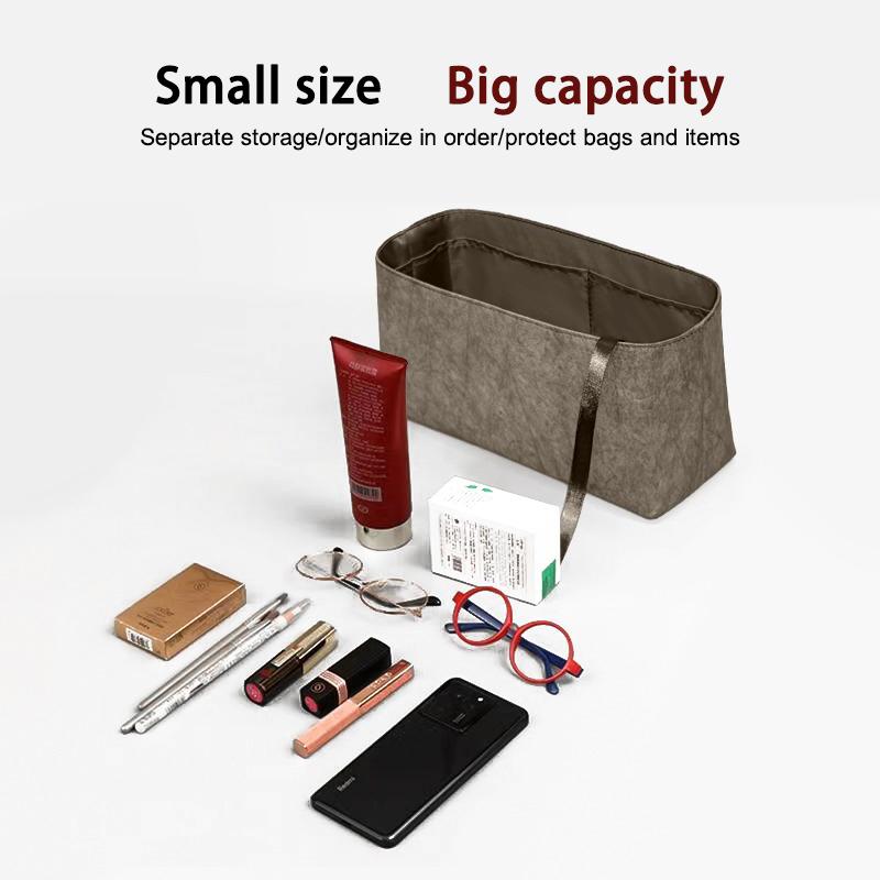 EverToner Trendy Felt Insert Bag Organizer Perfect For L messenger Bag Interior Snugly Durable Storage Accesories