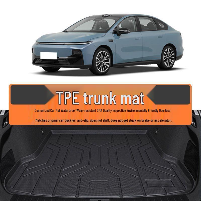 Leapmotor B01 Floor Mats Set: TPE Full Surround, Rear Row & Trunk, Waterproof, New Style.