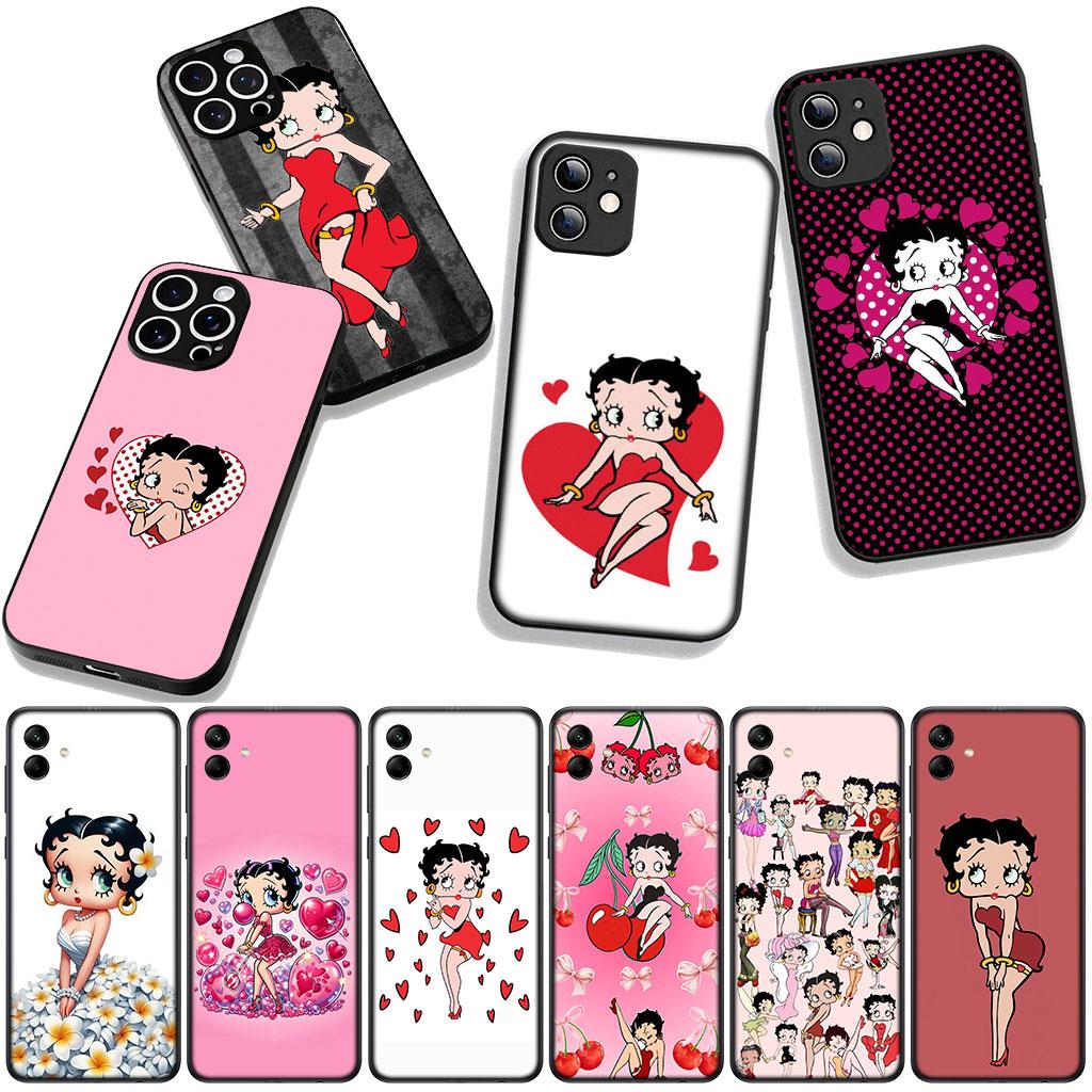 Cover per Xiaomi Redmi Note 14 12 13 ProPlus A4 A3 Pro Plus 12C 13C 14C 5G Custodia per Telefono Donna B-Bettys Ragazze B-Boops