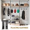 10pcs Heavy Duty Grid Panel Hooks Space Saving Wall Mounted Hangers Multipurpose Organizers for Home Business Use