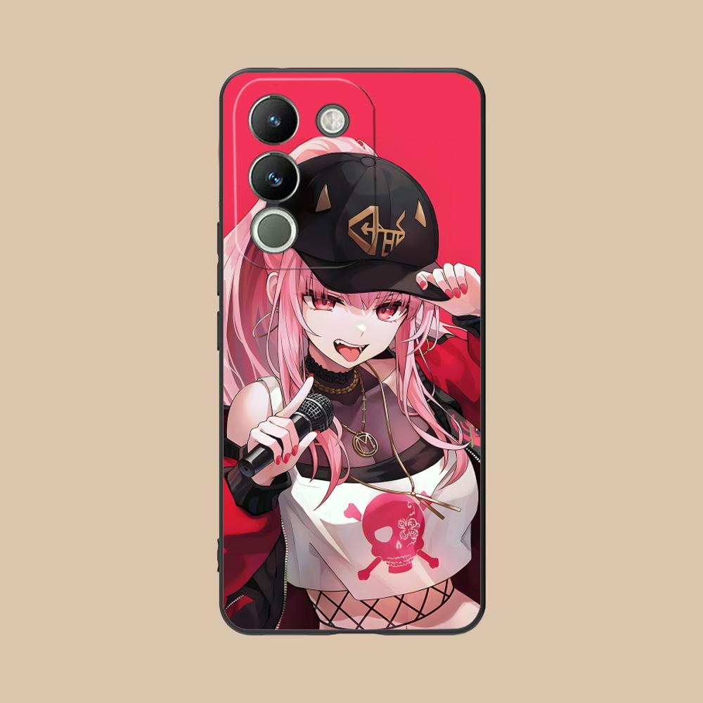 Holo Mori Calliope Matte TPU Mobile Phone Case for VIVO V60 V50 V40 V30 V29 V27 V25 V23 Pro Lite 5G Colorful Printing Cover